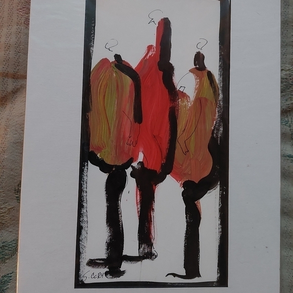 Manitoba Artist Sharon Cory's 2 Original Paintings. 15" x 9.5" - Picture 2 of 9